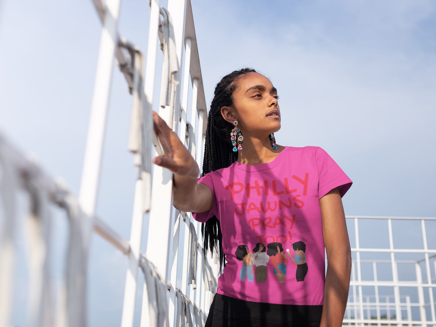 PHILLY JAWNS PRAY TOO Unisex Softstyle T-Shirt