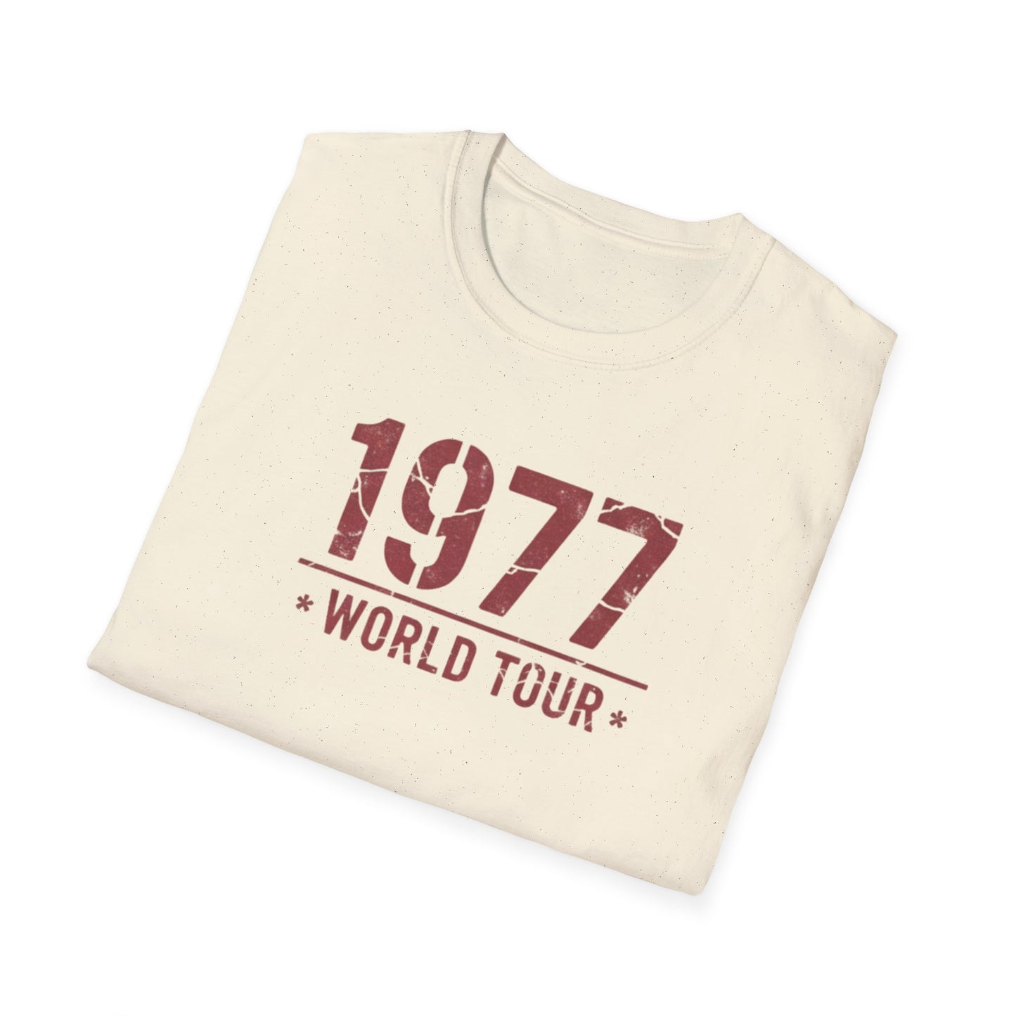 1977 World Tour T-Shirt — Vintage Retro Concert Tee