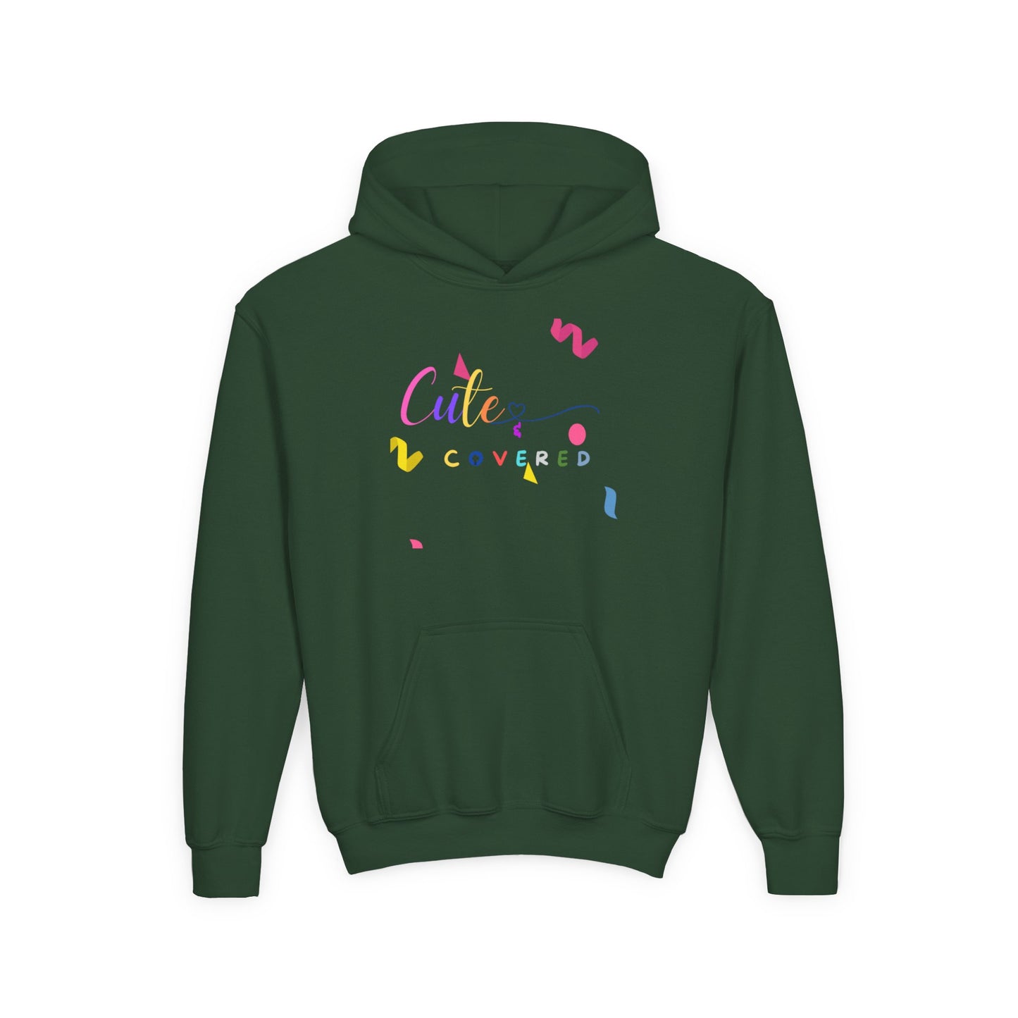 Cute & Covered Youth Hoodie - Bright and Fun Sweatshirt for Kids