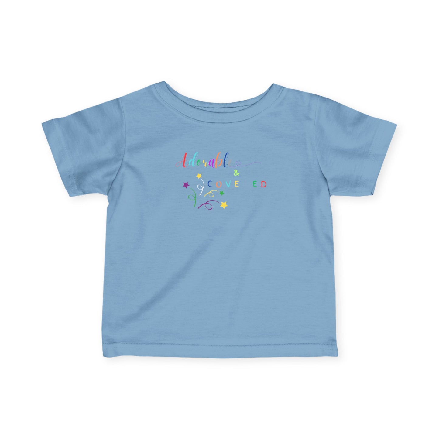 Adorable and Covered Whimsical Infant Fine Jersey Tee - Perfect Baby Shower Gift, Toddler Party Shirt, Cute Baby Apparel, Spring Outing Outfit, Colorful [...]