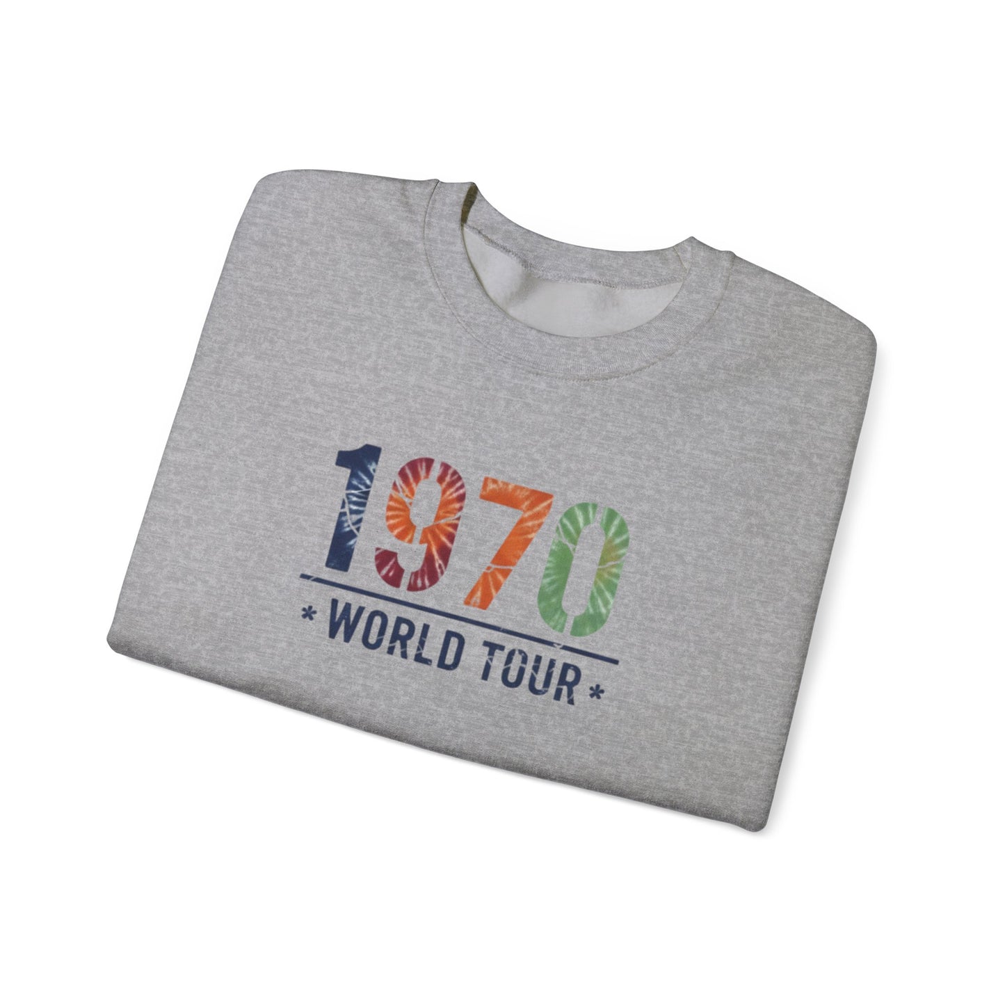 1970 World Tour Sweatshirt – Retro Vintage Band Tee Style