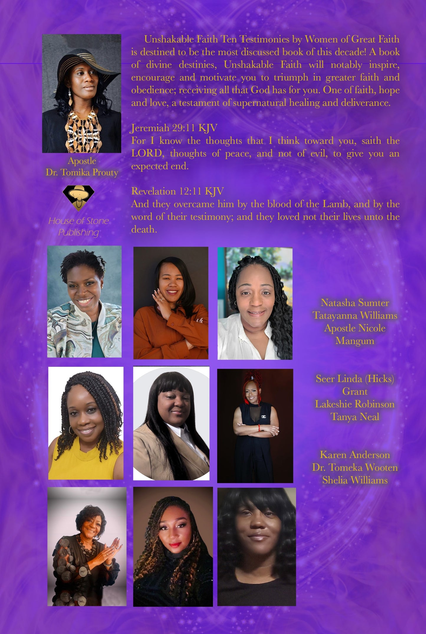 UNSHAKABLE FAITH VOLUME II (HARD COVER) $5 SHIPPING INCLUDDED!