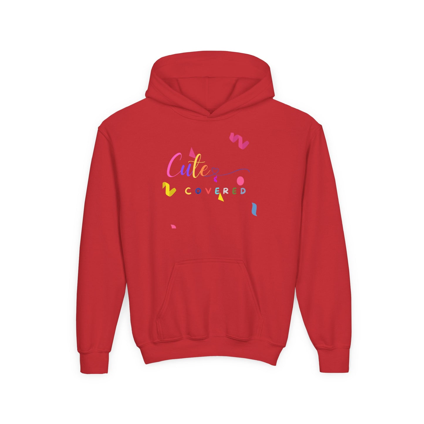 Cute & Covered Youth Hoodie - Bright and Fun Sweatshirt for Kids