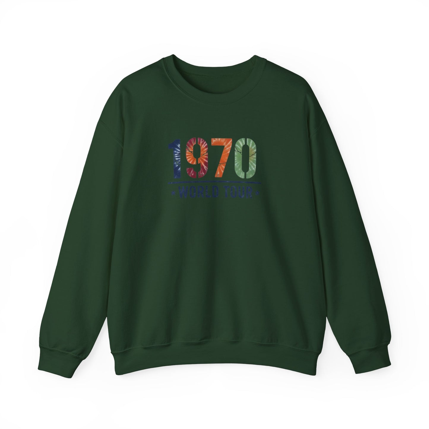 1970 World Tour Sweatshirt – Retro Vintage Band Tee Style
