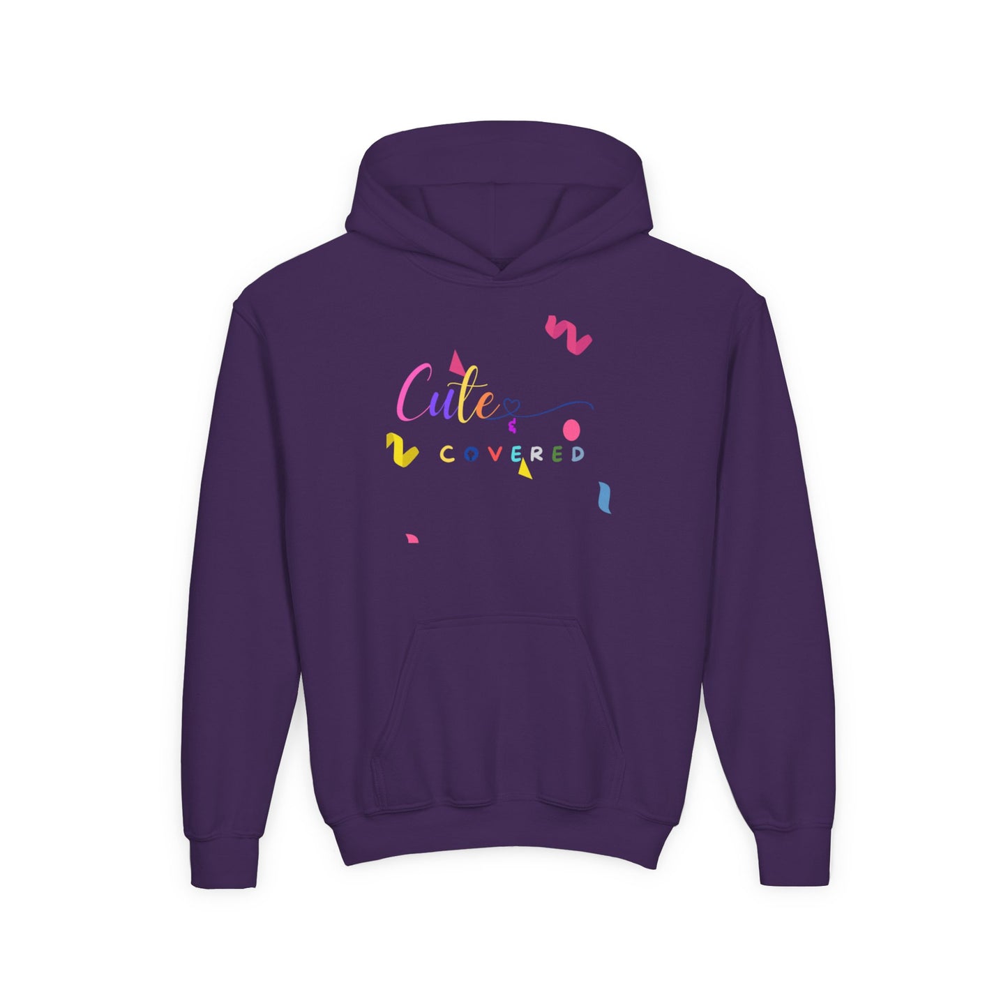Cute & Covered Youth Hoodie - Bright and Fun Sweatshirt for Kids