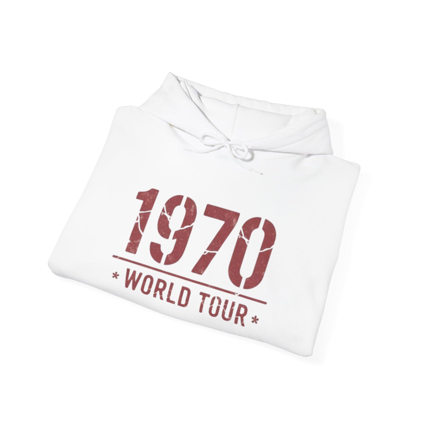 BIRTH YEAR 1970 World Tour Hoodie — Vintage Retro BIRTHDAY Tour Sweatshirt