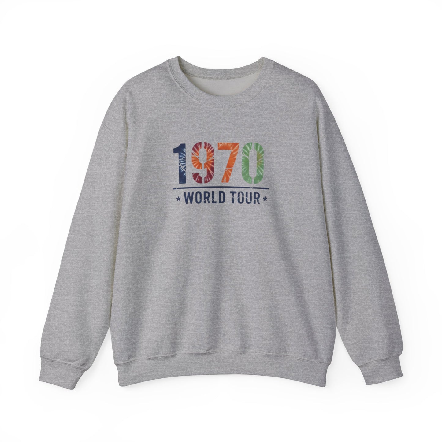 1970 World Tour Sweatshirt – Retro Vintage Band Tee Style