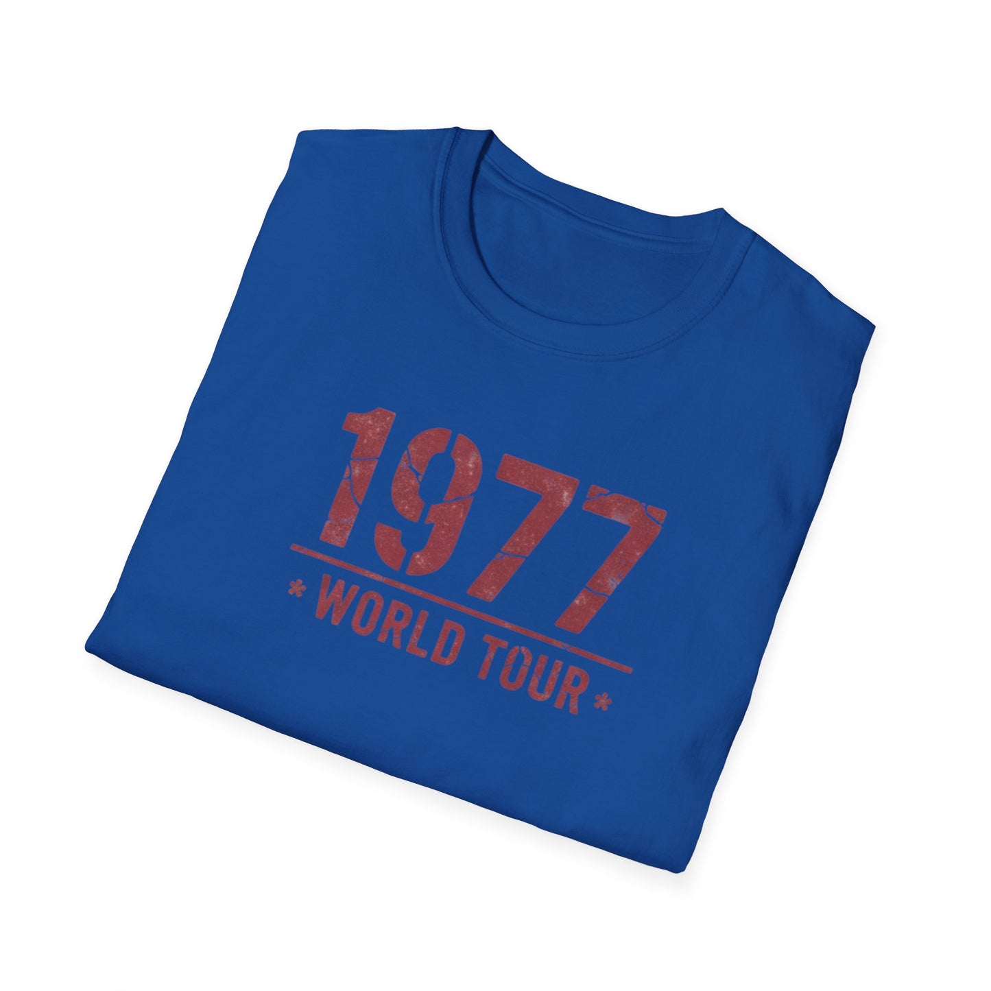 1977 World Tour T-Shirt — Vintage Retro Concert Tee