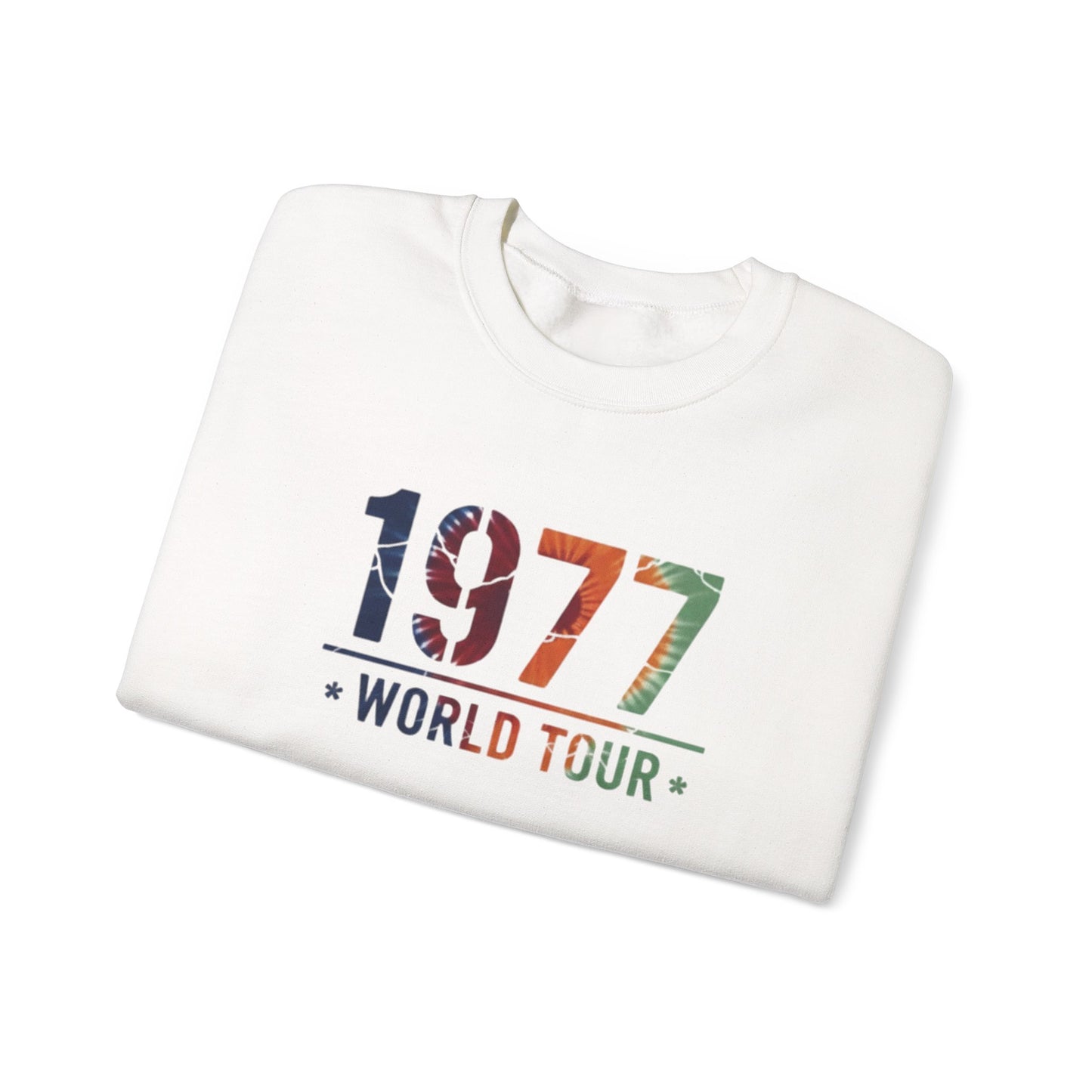1977 World Tour Sweatshirt — Vintage Retro Concert Crewneck