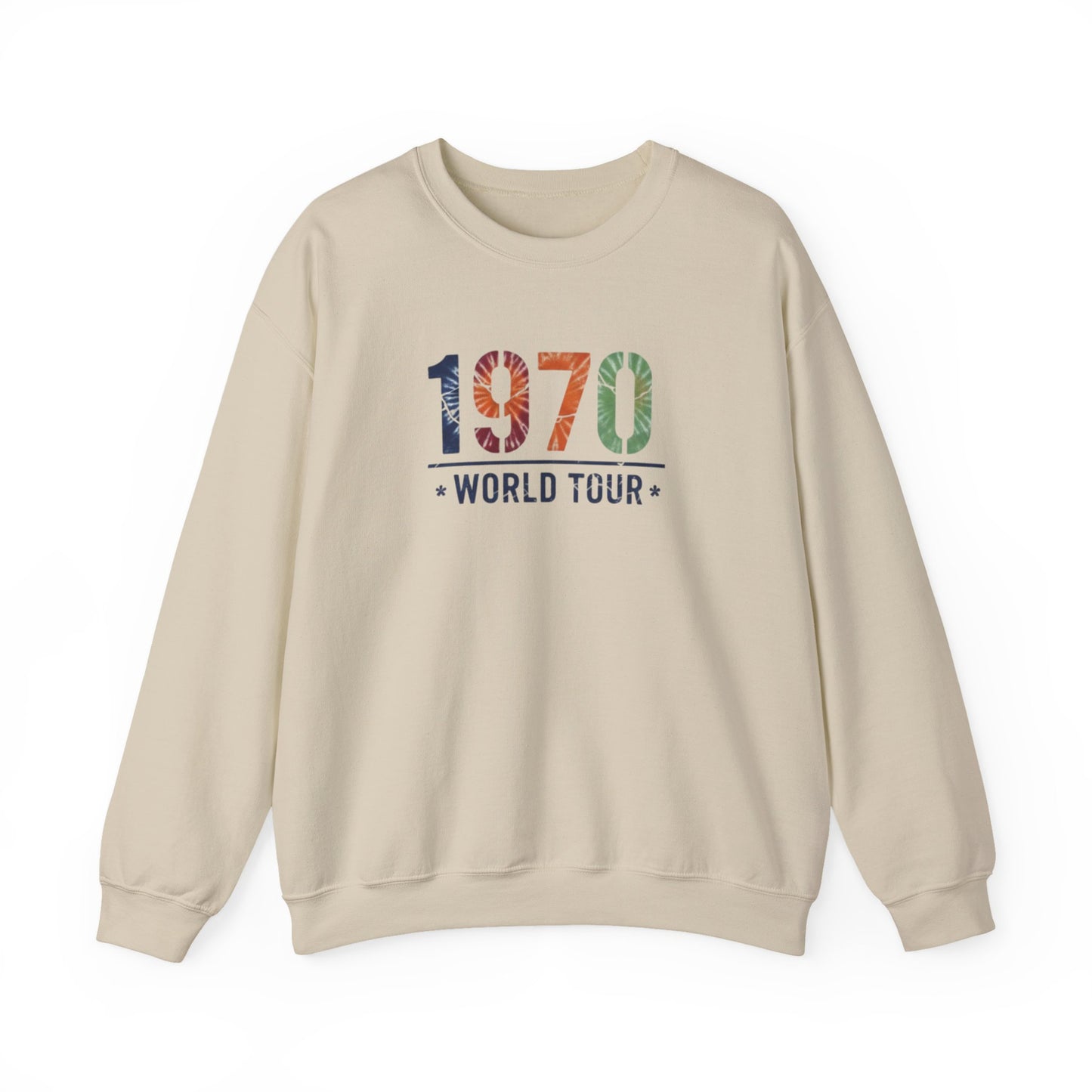 1970 World Tour Sweatshirt – Retro Vintage Band Tee Style