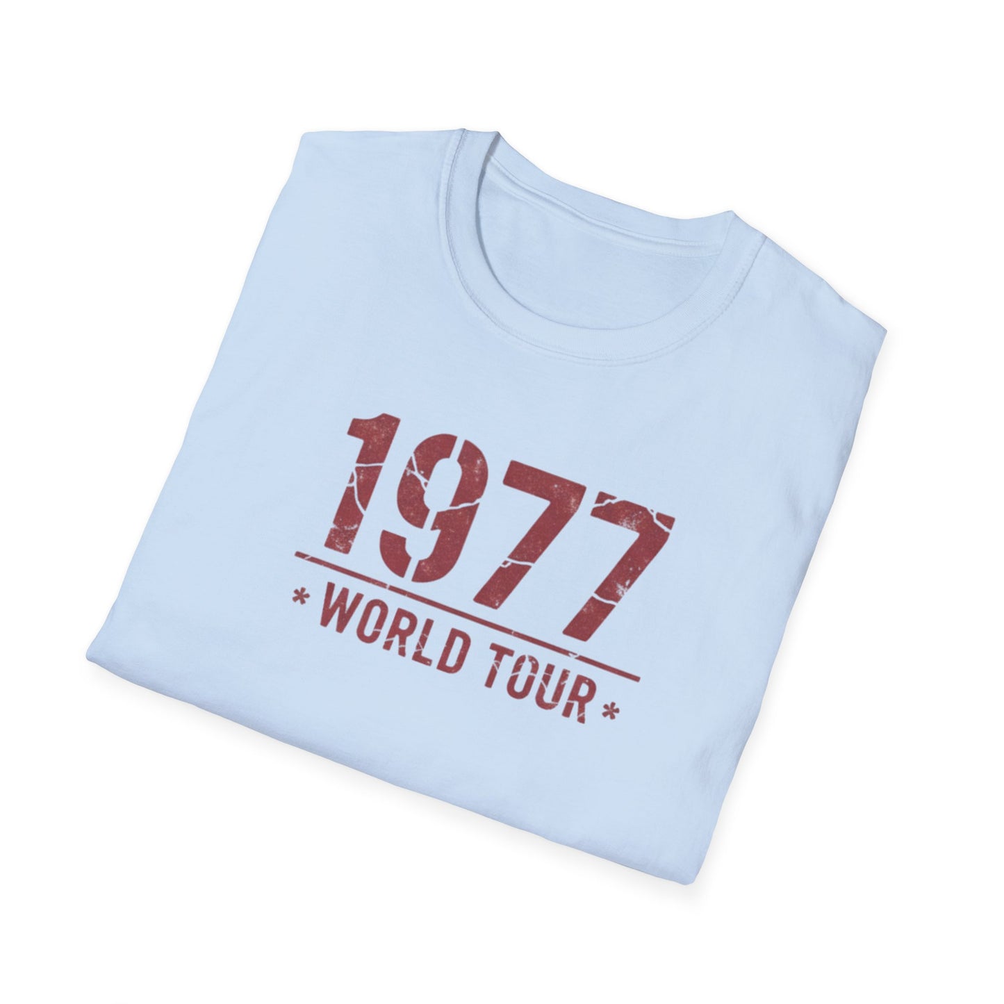 1977 World Tour T-Shirt — Vintage Retro Concert Tee