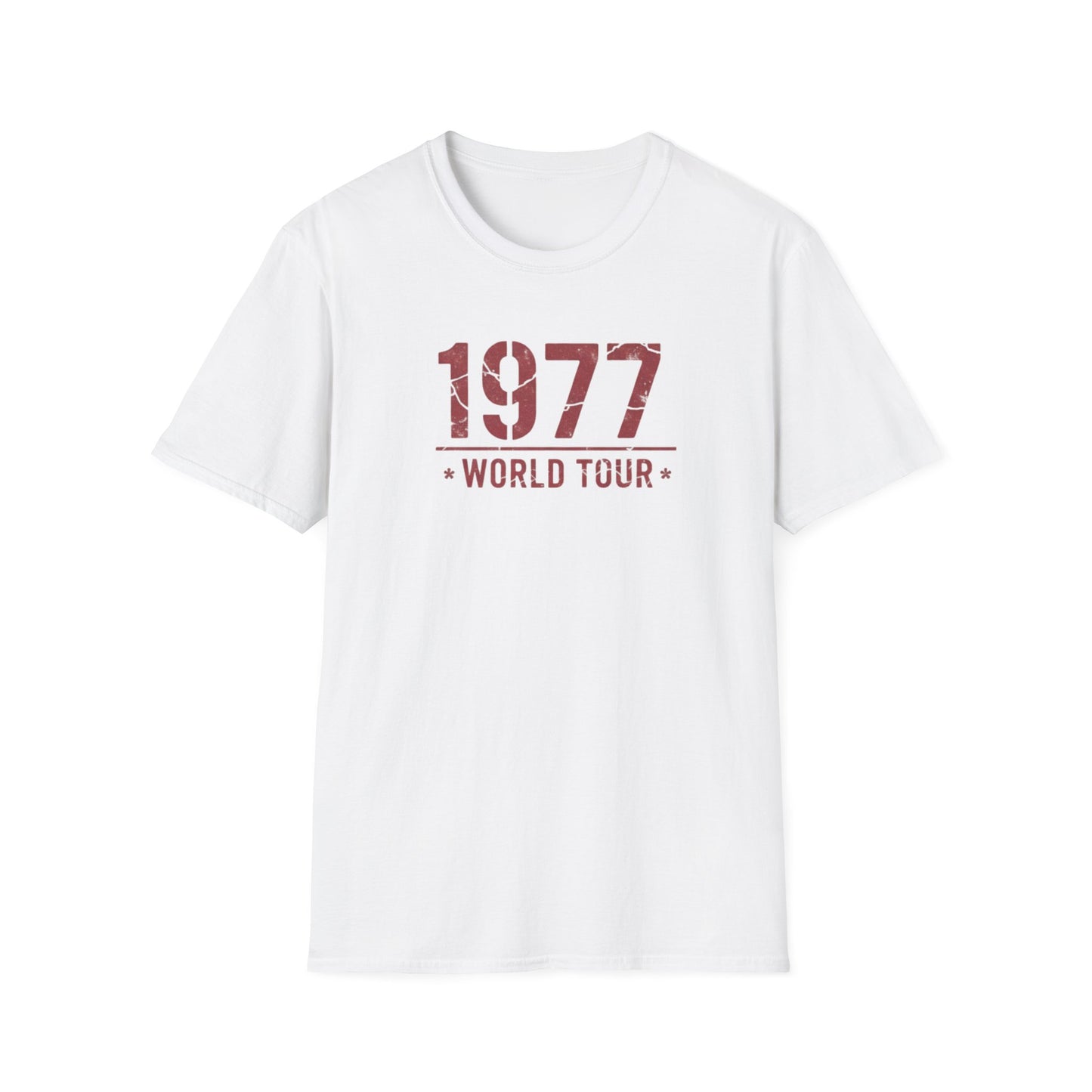 1977 World Tour T-Shirt — Vintage Retro Concert Tee
