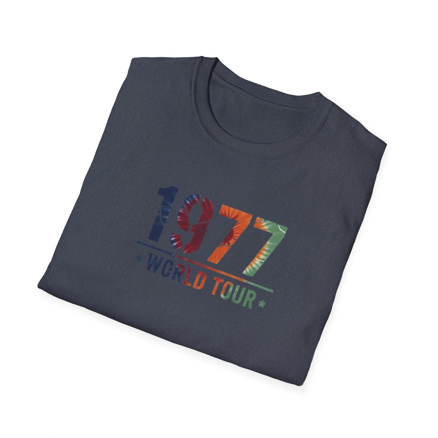 1977 World Tour T‑Shirt — Vintage Retro Birth Year Tee