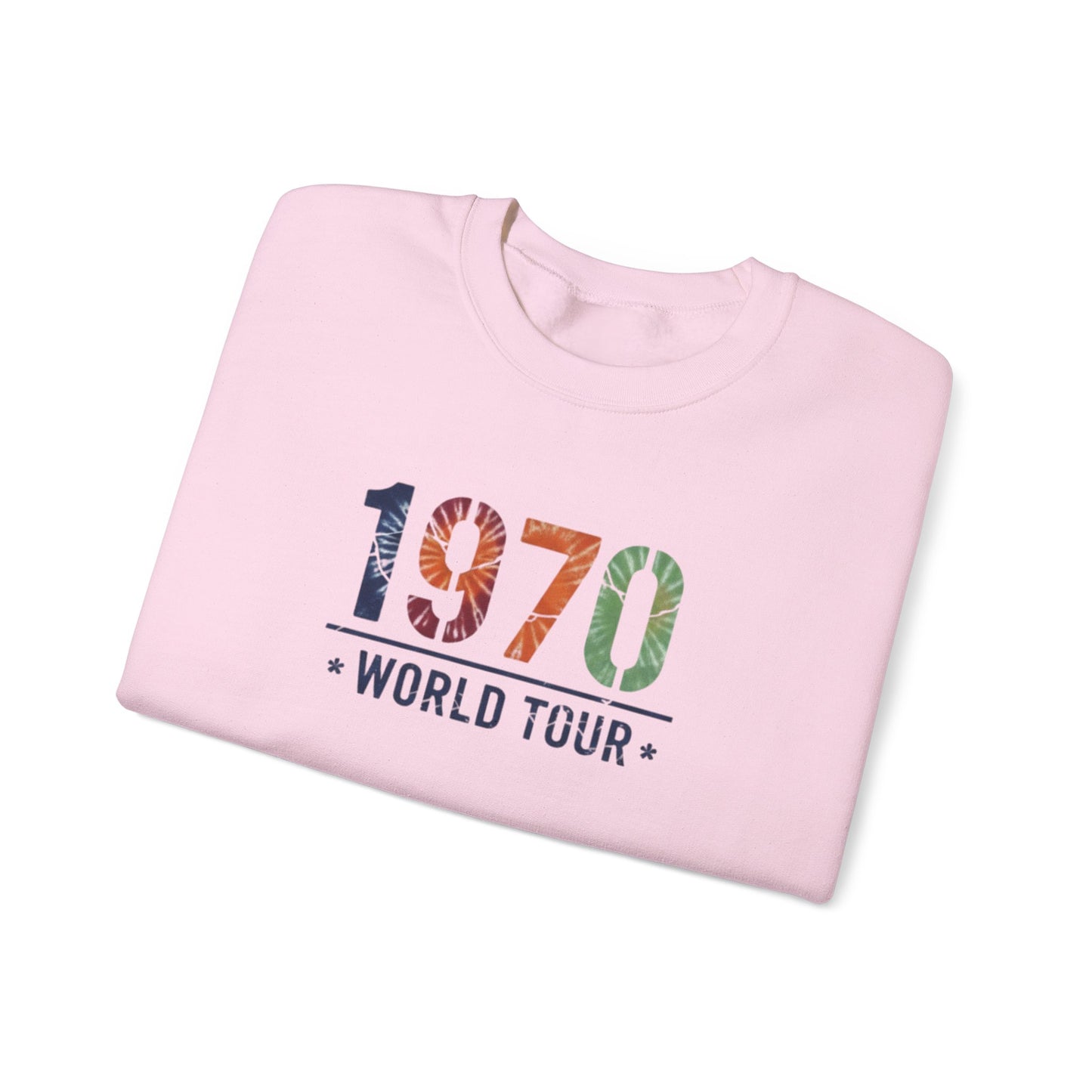 1970 World Tour Sweatshirt – Retro Vintage Band Tee Style