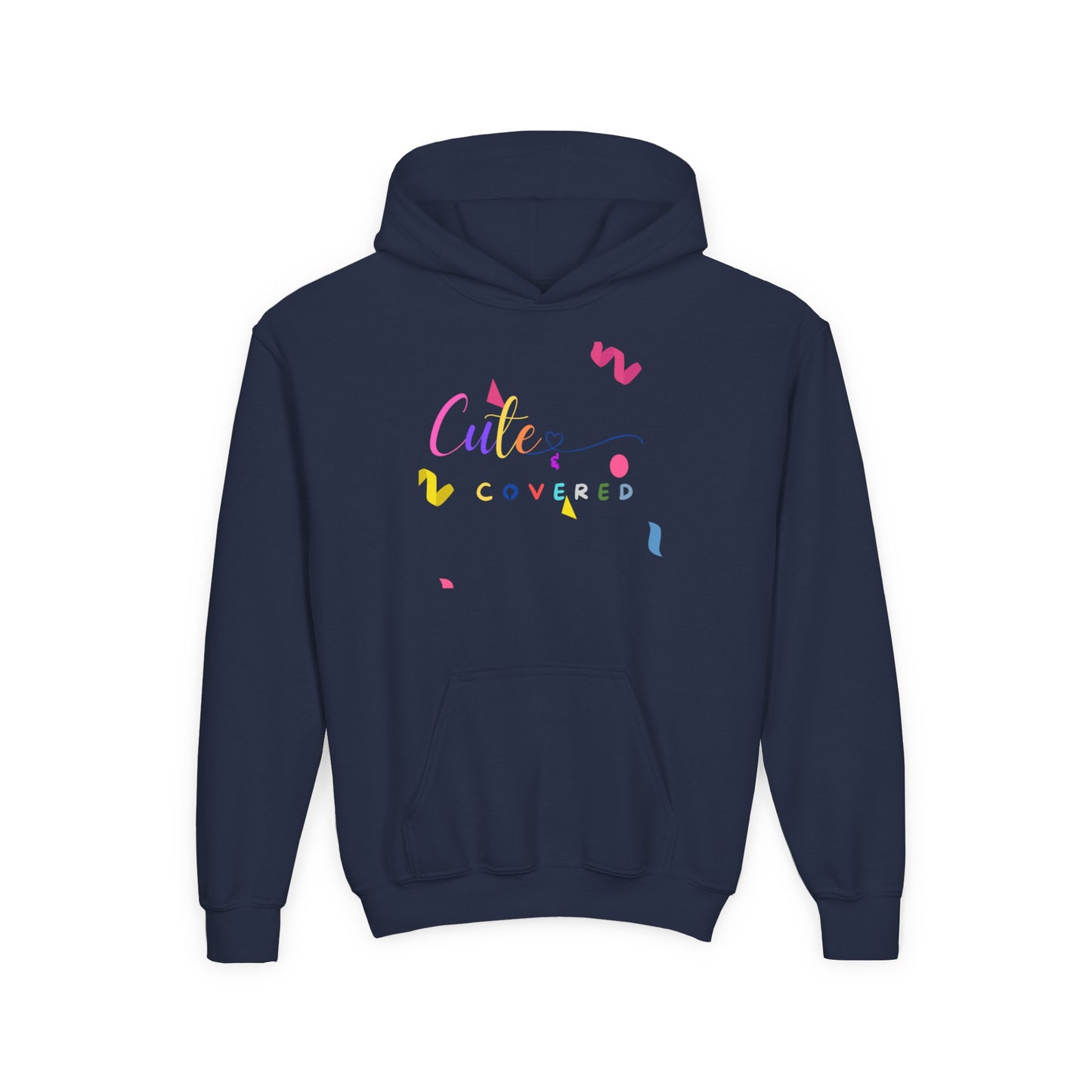 Cute & Covered Youth Hoodie - Bright and Fun Sweatshirt for Kids