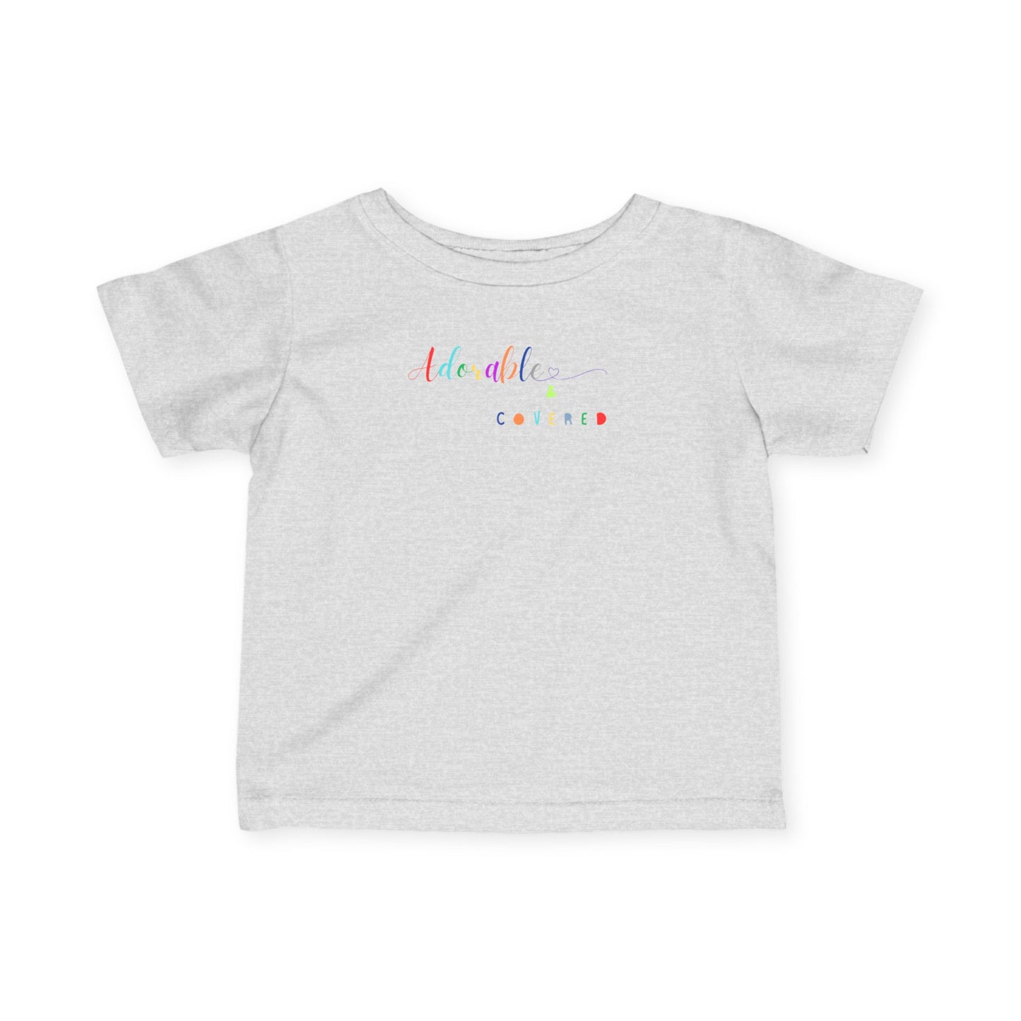 Adorable and Covered Infant T-Shirt | Cute Baby Tee, Toddler Gift, Birthday Outfit, Baby Shower Gift, Playtime Essential