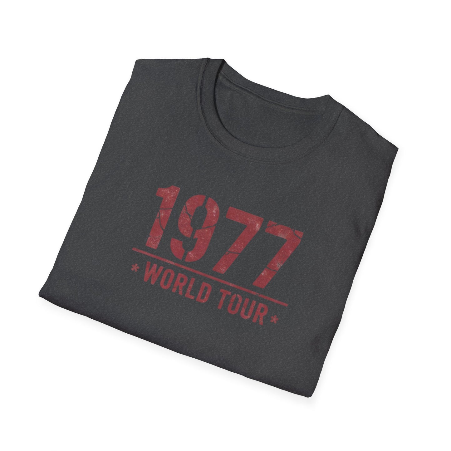 1977 World Tour T-Shirt — Vintage Retro Concert Tee