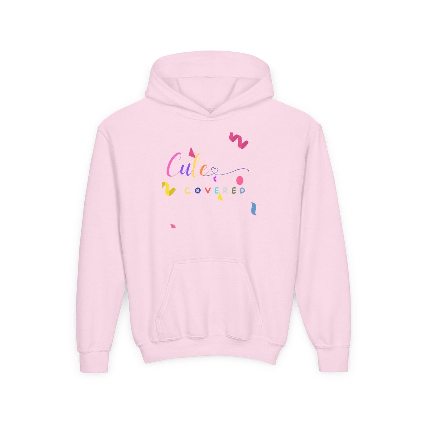 Cute & Covered Youth Hoodie - Bright and Fun Sweatshirt for Kids
