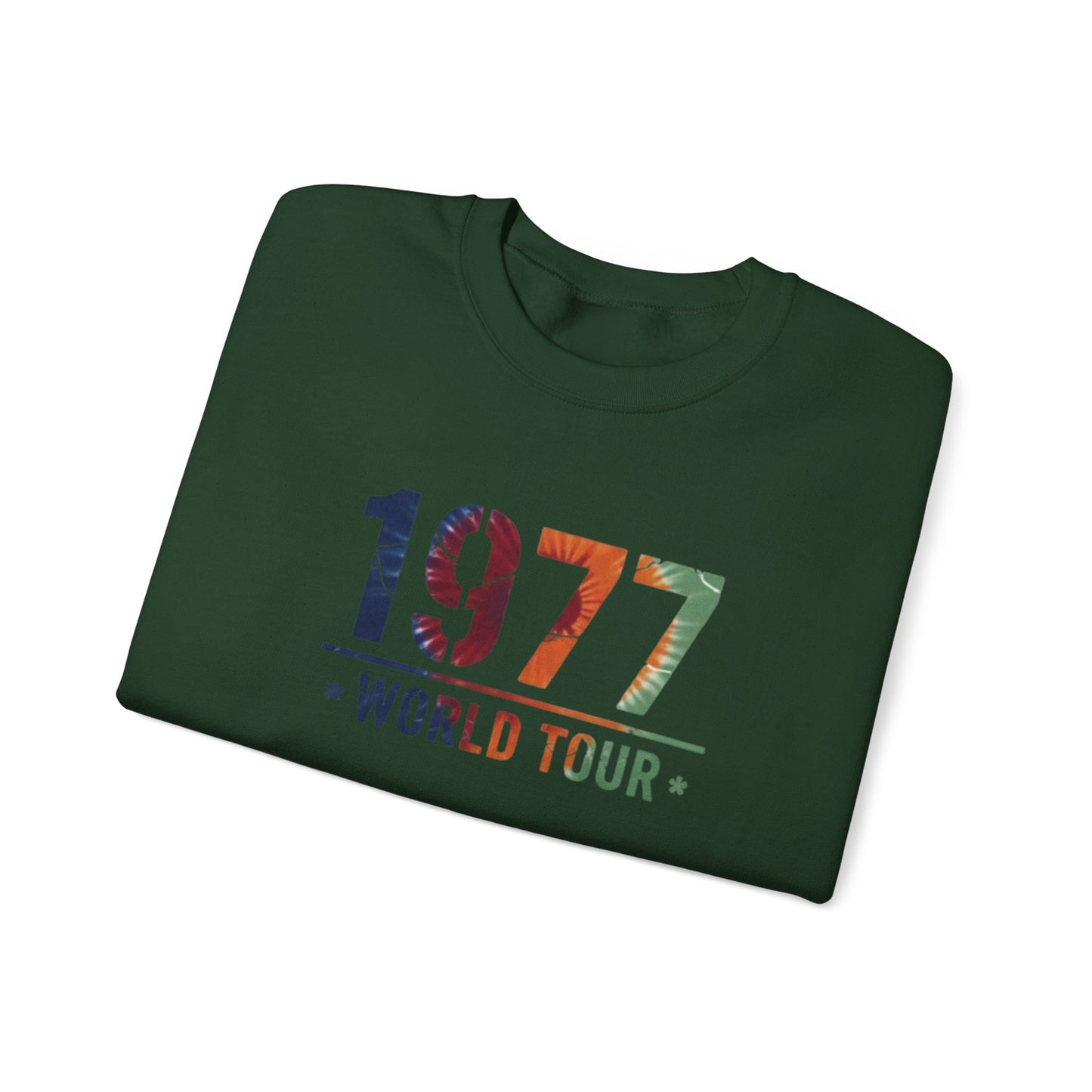 1977 World Tour Sweatshirt — Vintage Retro Concert Crewneck