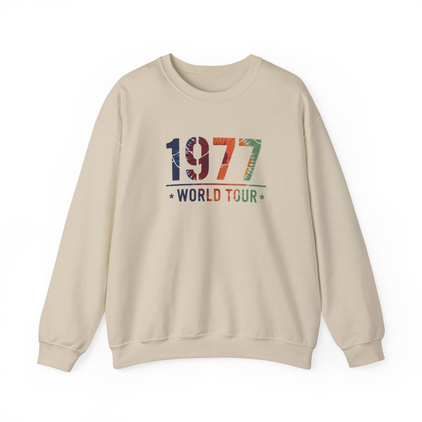 1977 World Tour Sweatshirt — Vintage Retro Concert Crewneck