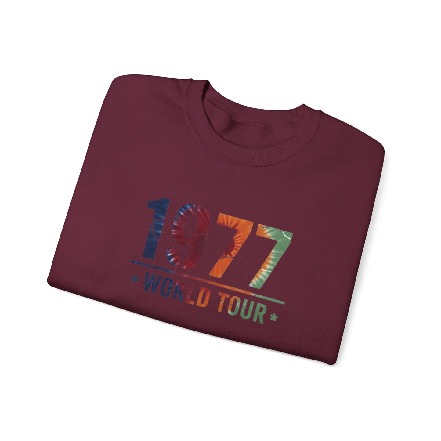 1977 World Tour Sweatshirt — Vintage Retro Concert Crewneck