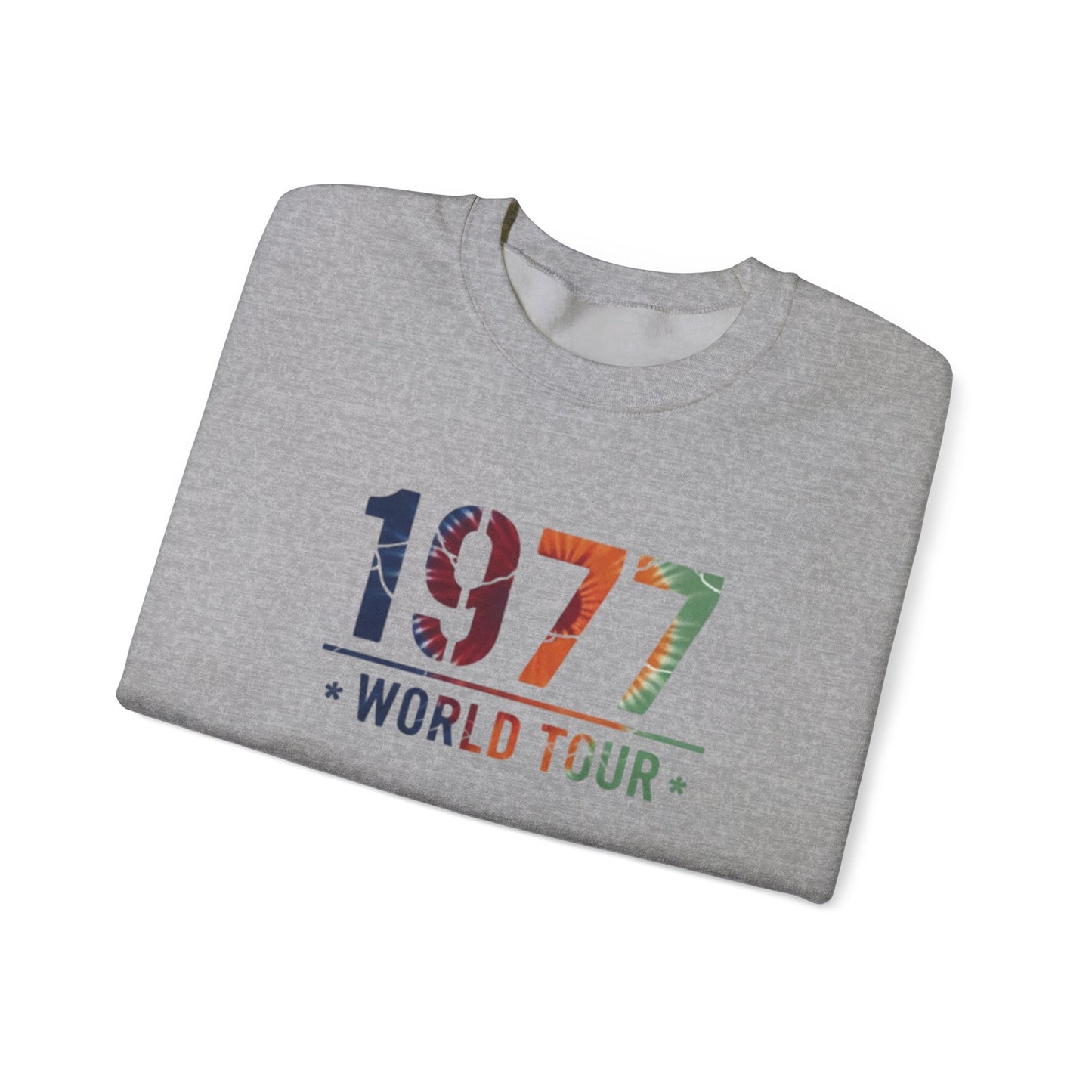 1977 World Tour Sweatshirt — Vintage Retro Concert Crewneck