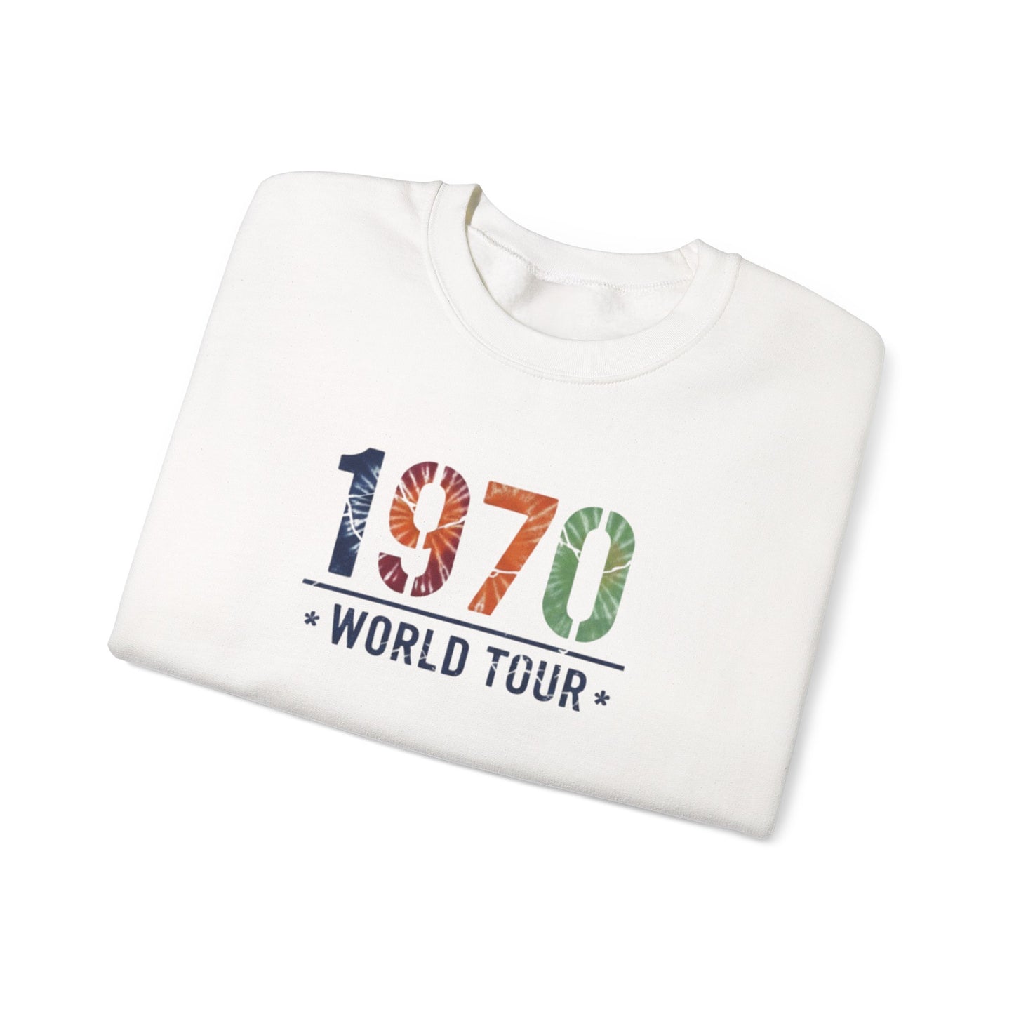 1970 World Tour Sweatshirt – Retro Vintage Band Tee Style