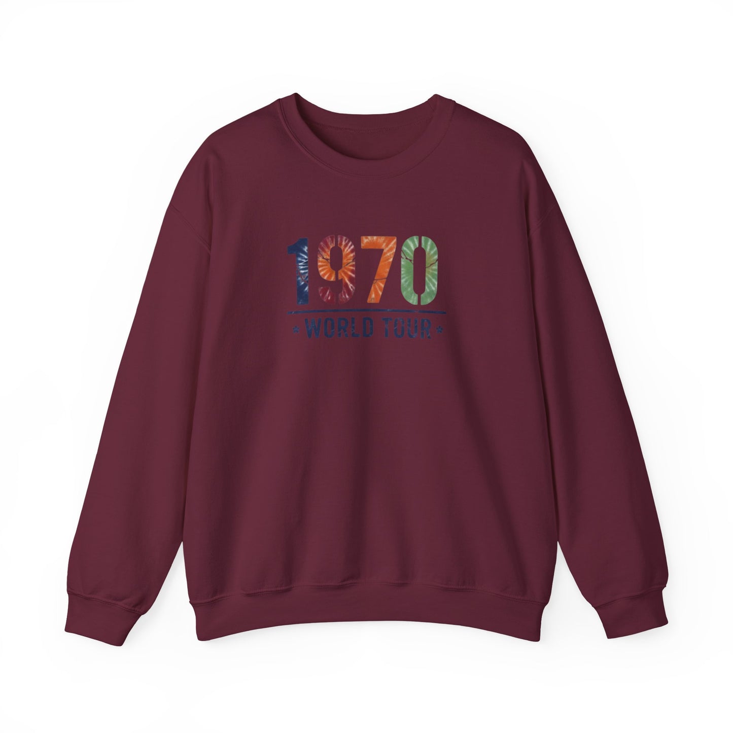 1970 World Tour Sweatshirt – Retro Vintage Band Tee Style