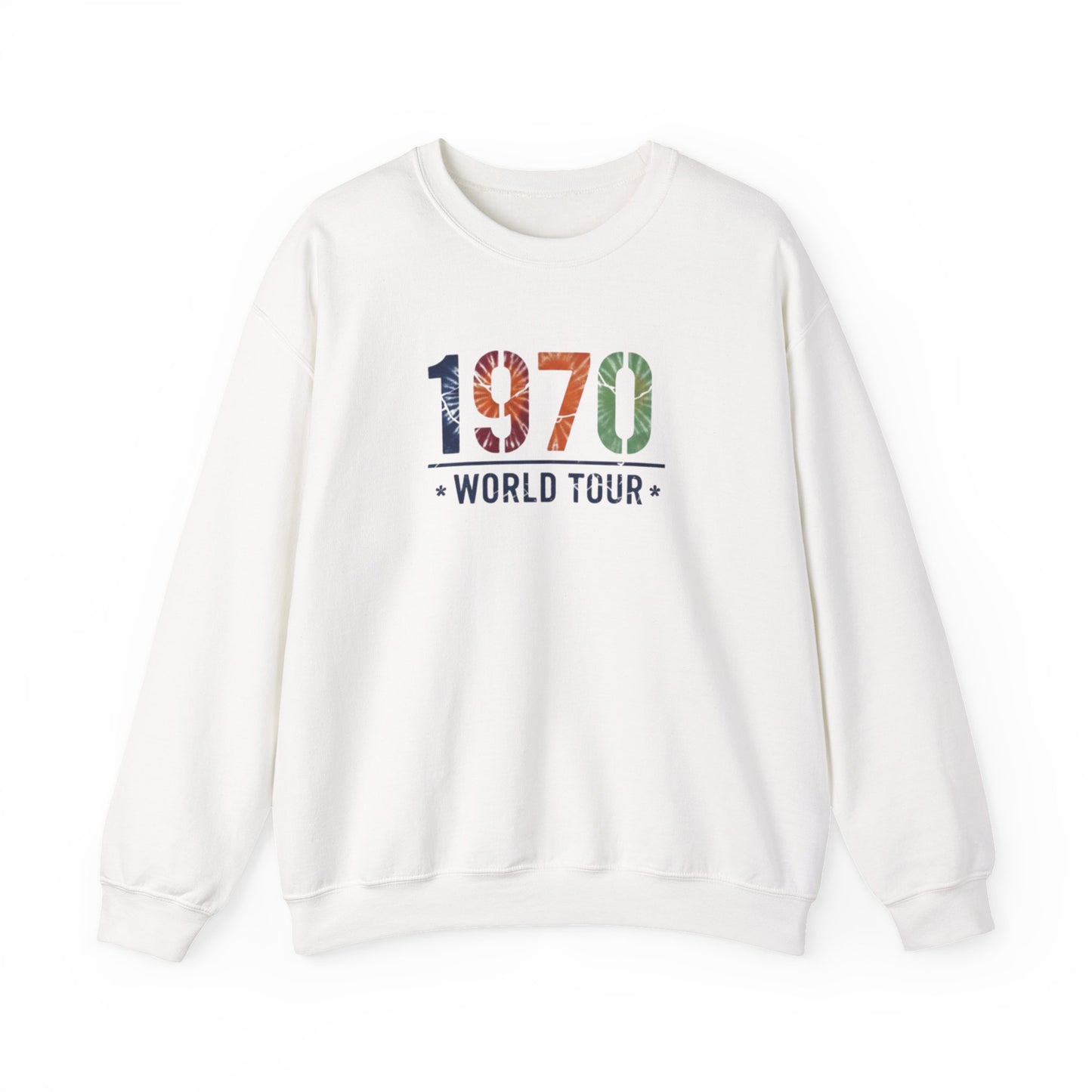 1970 World Tour Sweatshirt – Retro Vintage Band Tee Style
