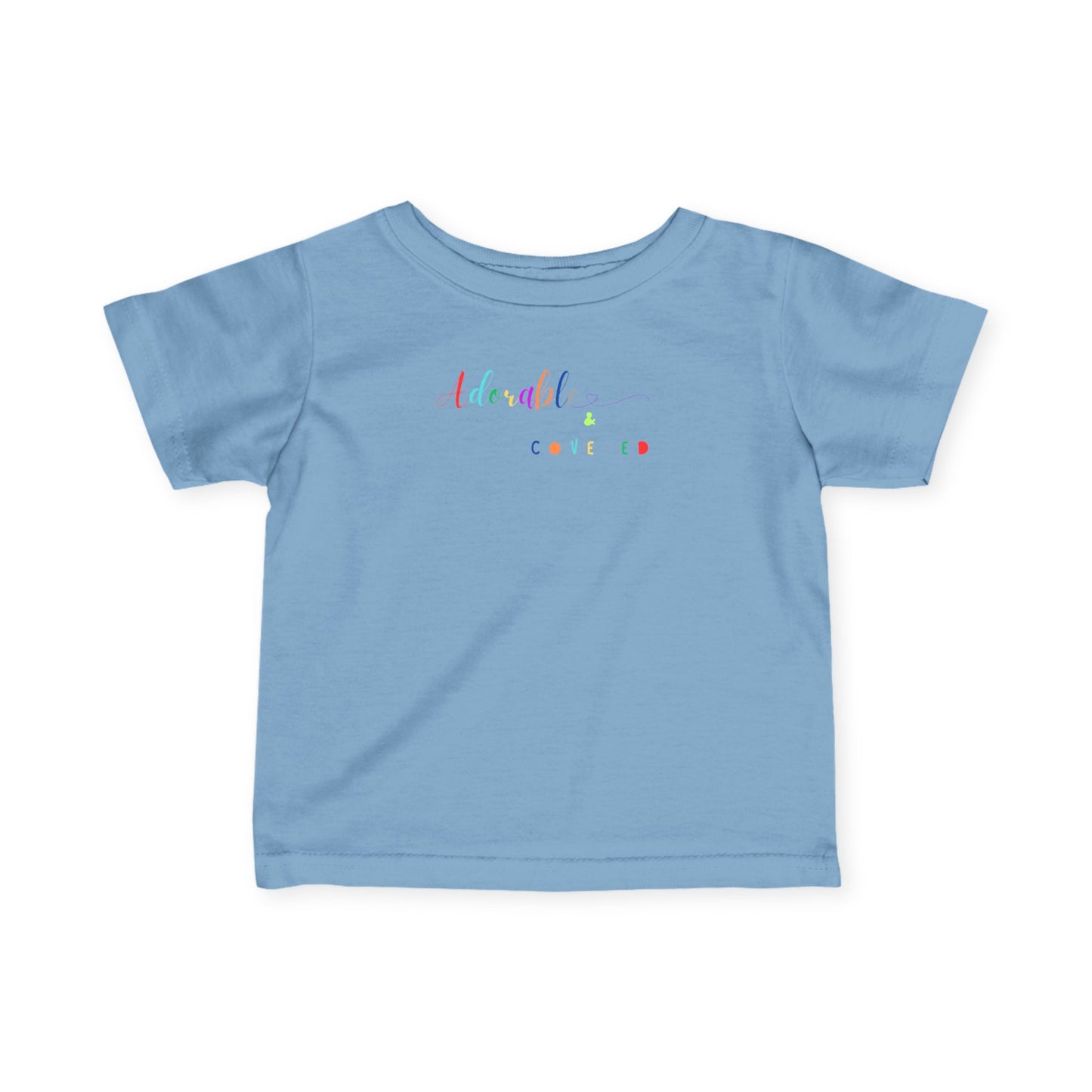 Adorable and Covered Infant T-Shirt | Cute Baby Tee, Toddler Gift, Birthday Outfit, Baby Shower Gift, Playtime Essential