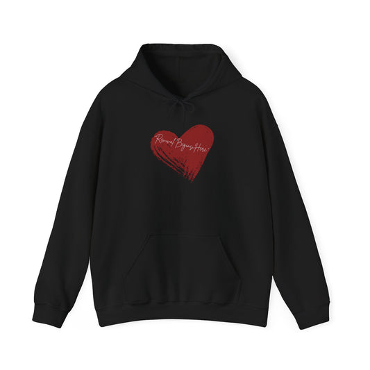REVIVAL BEGINS HERE Unisex Hoodie - Cozy Sweater for Love Enthusiasts