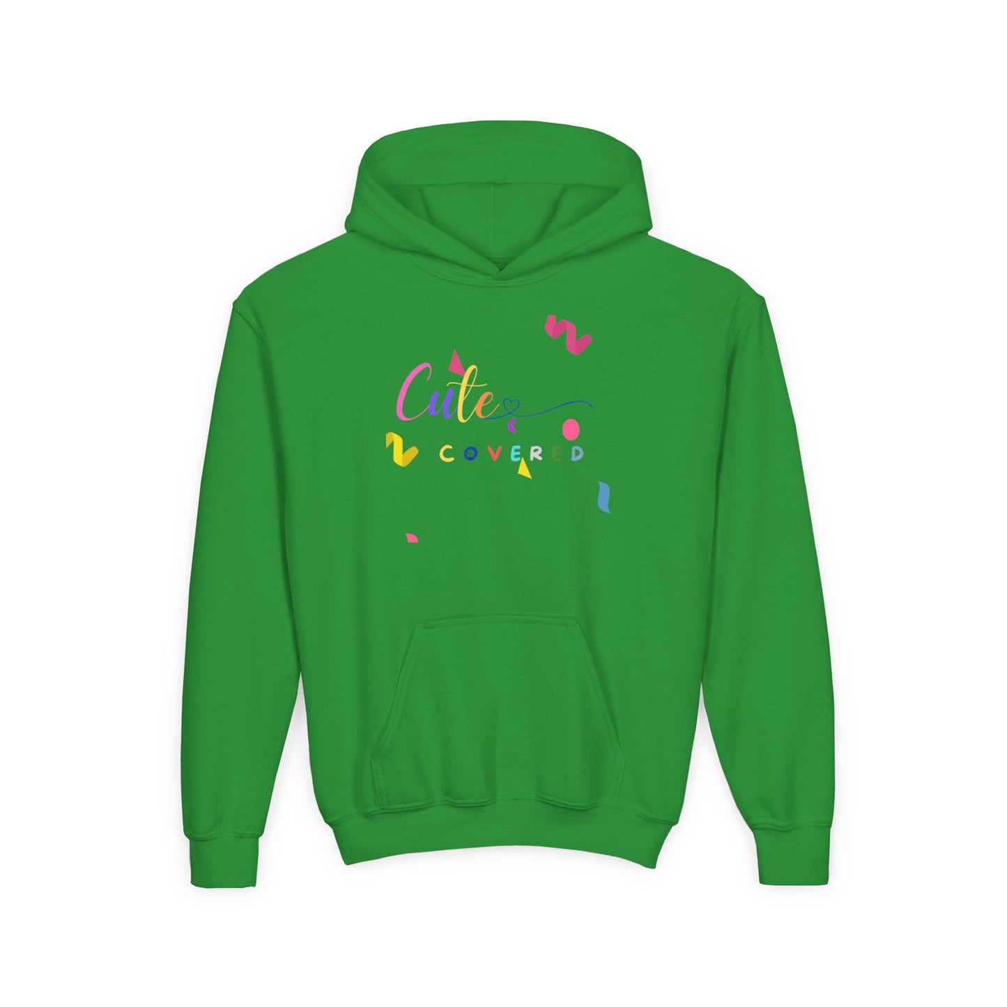 Cute & Covered Youth Hoodie - Bright and Fun Sweatshirt for Kids