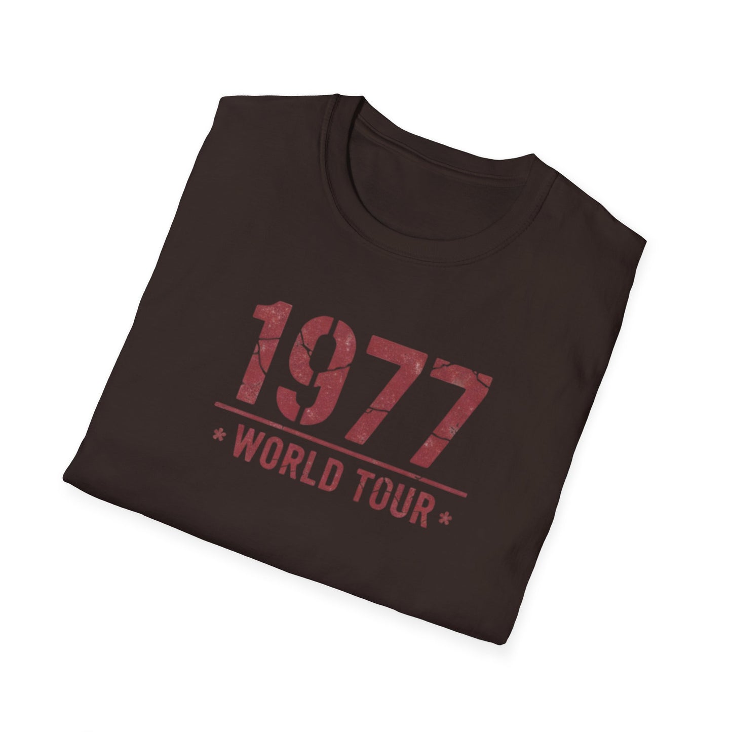 1977 World Tour T-Shirt — Vintage Retro Concert Tee