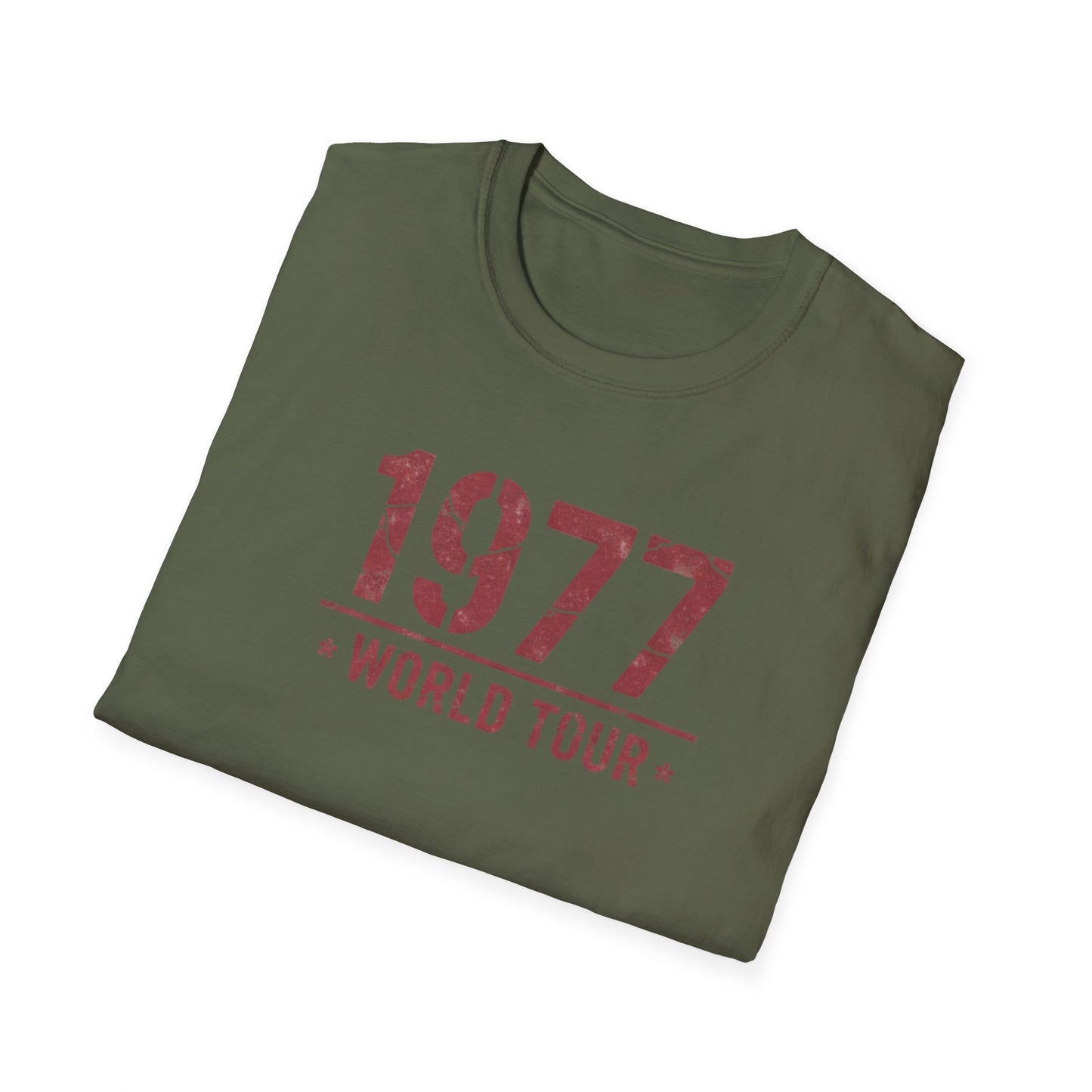 1977 World Tour T-Shirt — Vintage Retro Concert Tee
