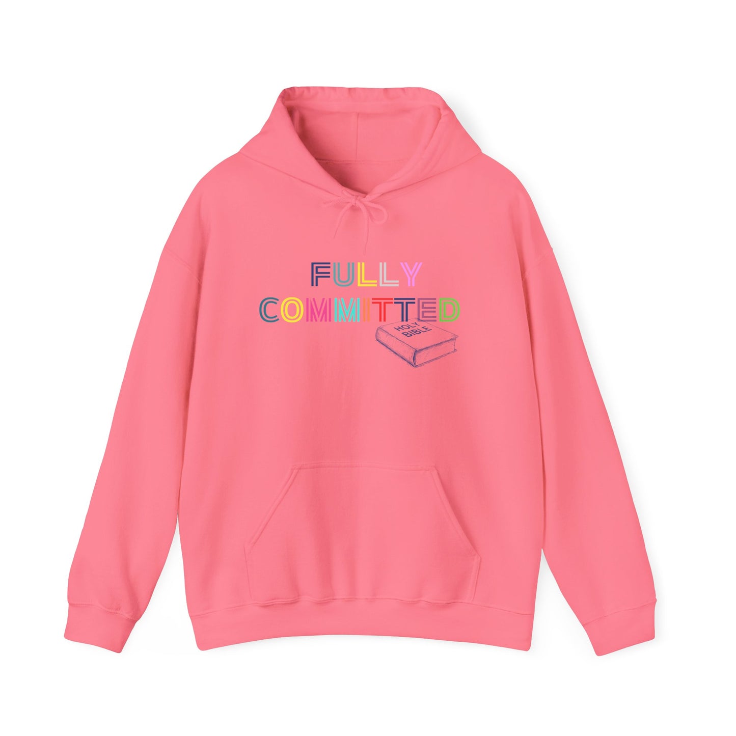 MULTICOLOR FULLY COMMITTED Unisex Heavy Blend™ Hooded Sweatshirt