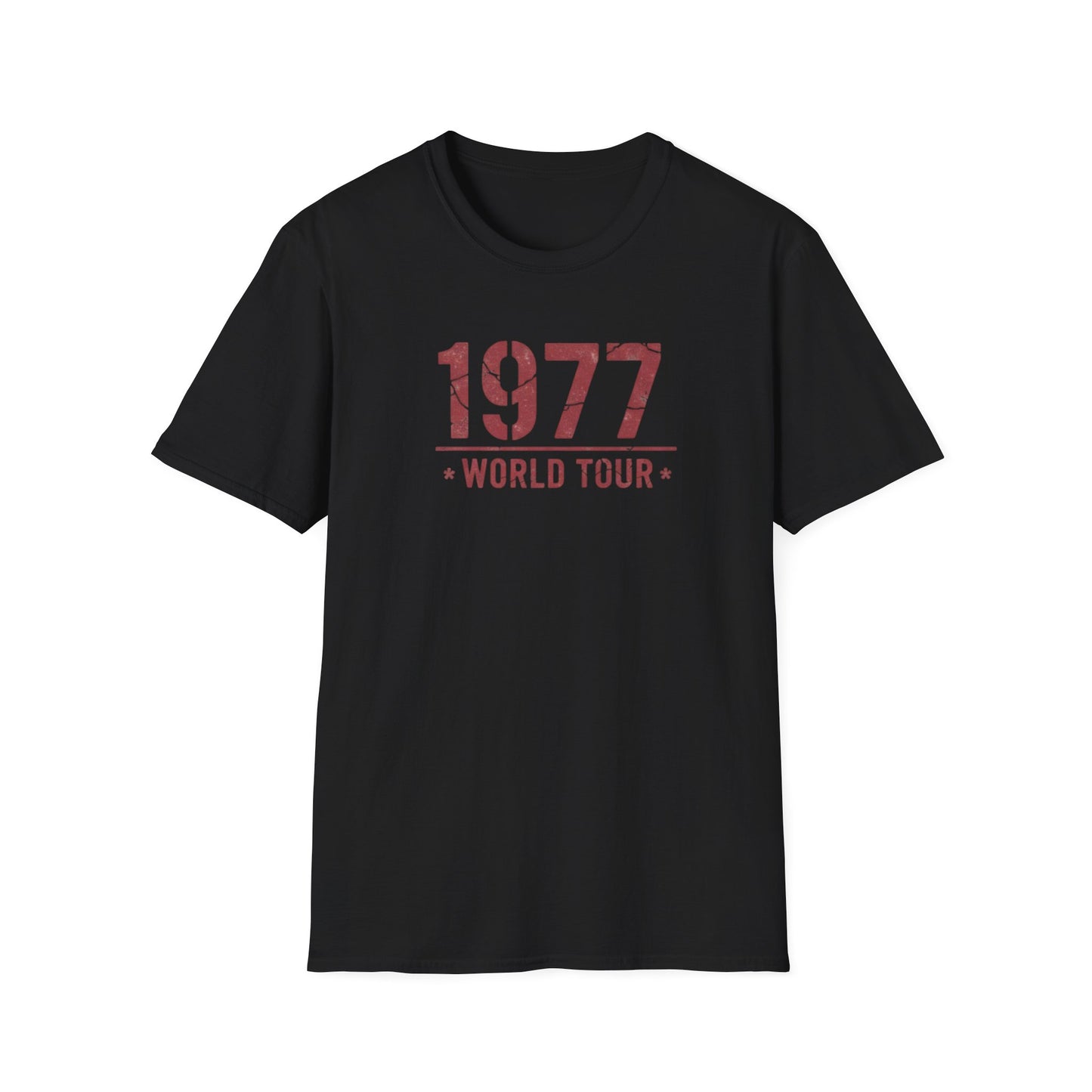 1977 World Tour T-Shirt — Vintage Retro Concert Tee