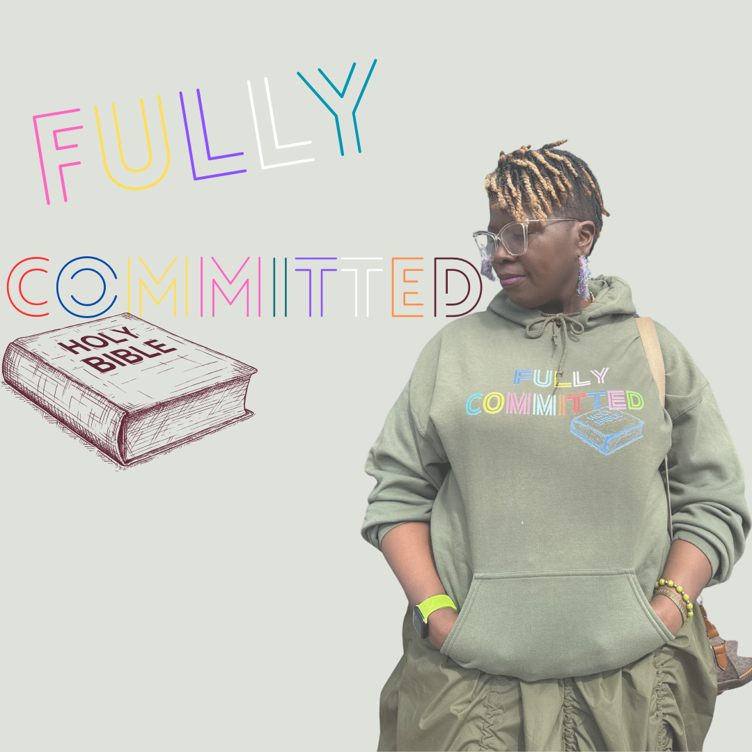 MULTICOLOR FULLY COMMITTED Unisex Heavy Blend™ Hooded Sweatshirt